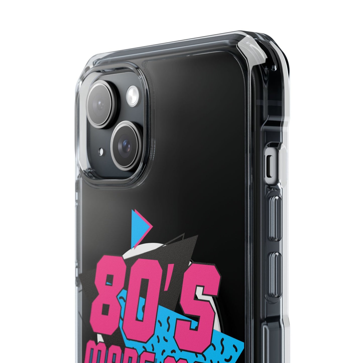80's Nostalgia Magnetic Clear Phone Cases, Vintage Phone Covers, Retro Mobile Accessories, Gift for 80's Lovers, Trendy Tech Cases