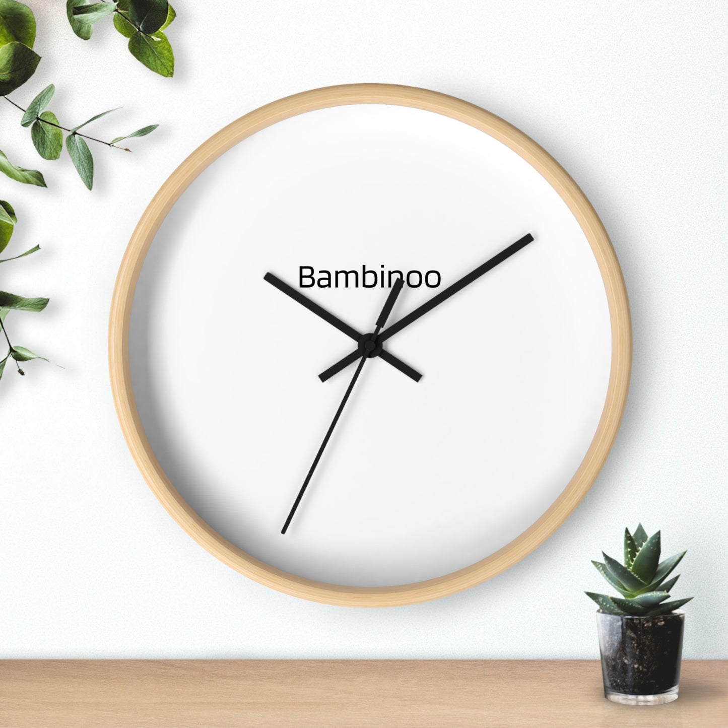 Minimalist Wall Clock - Modern Home Decor, Gift for New Home, Office Wall Art, Timepiece, Unique Design