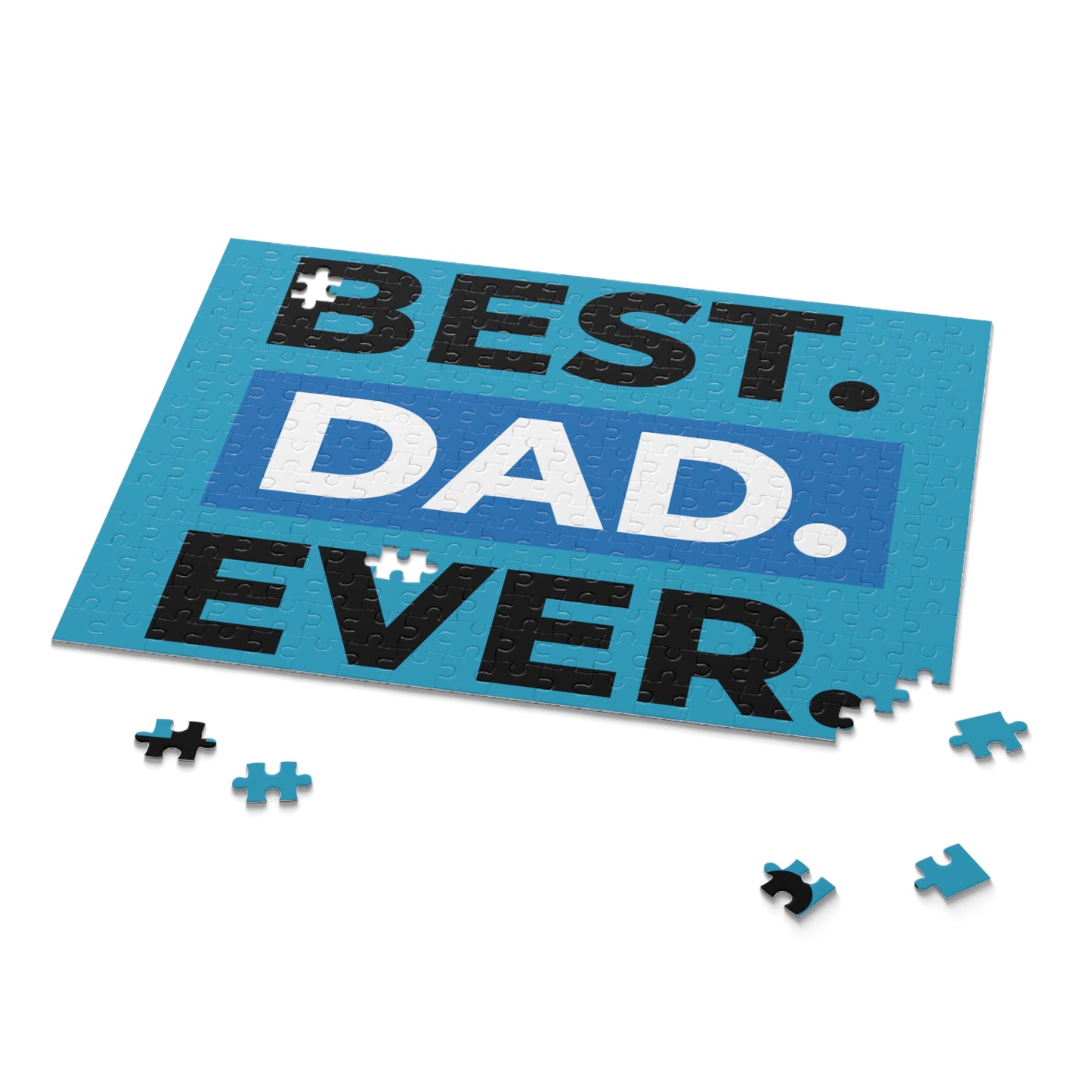 Best Dad Ever Puzzle - 120/252/500-Piece Jigsaw for Father’s Day, Birthday Gifts, Family Fun, Relaxation, Thoughtful Present