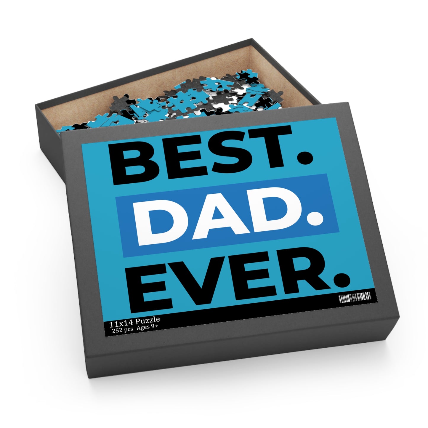 Best Dad Ever Puzzle - 120/252/500-Piece Jigsaw for Father’s Day, Birthday Gifts, Family Fun, Relaxation, Thoughtful Present