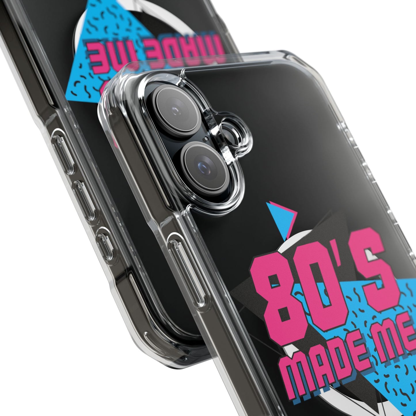 80's Nostalgia Magnetic Clear Phone Cases, Vintage Phone Covers, Retro Mobile Accessories, Gift for 80's Lovers, Trendy Tech Cases