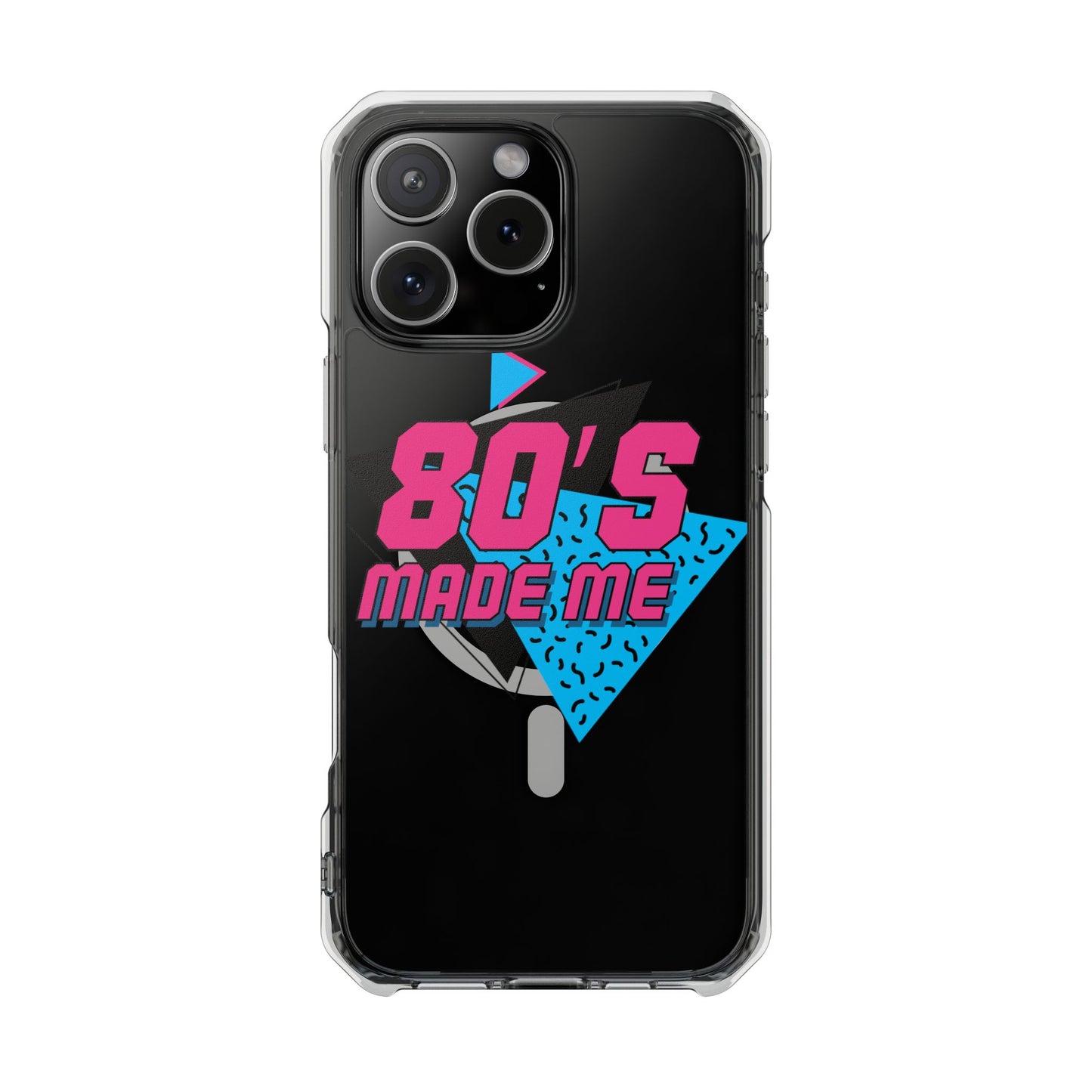 80's Nostalgia Magnetic Clear Phone Cases, Vintage Phone Covers, Retro Mobile Accessories, Gift for 80's Lovers, Trendy Tech Cases