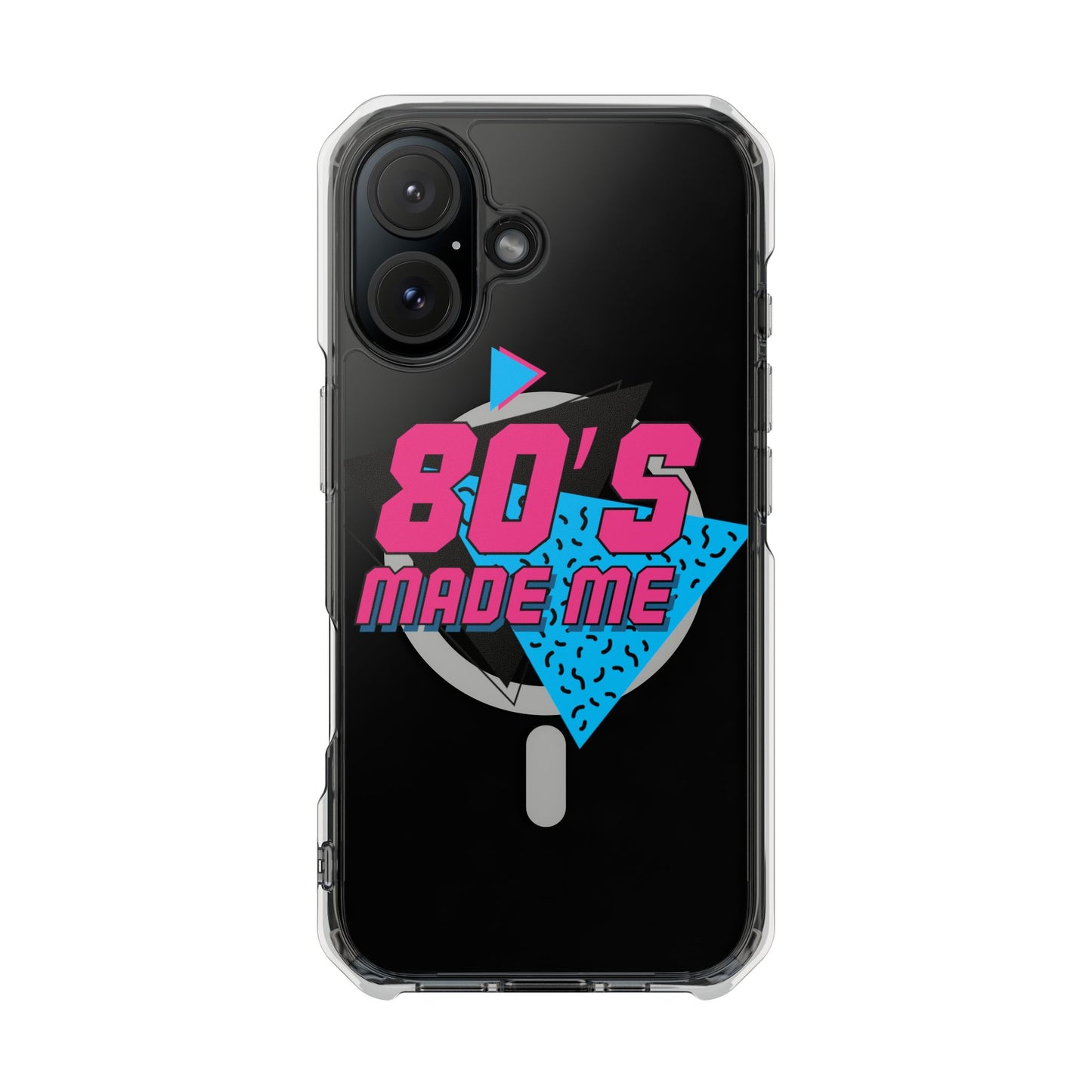 80's Nostalgia Magnetic Clear Phone Cases, Vintage Phone Covers, Retro Mobile Accessories, Gift for 80's Lovers, Trendy Tech Cases