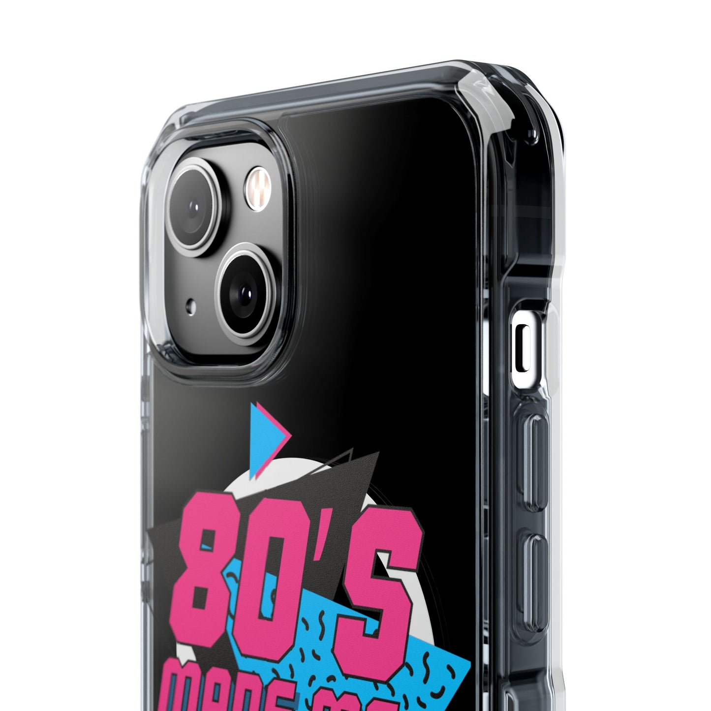 80's Nostalgia Magnetic Clear Phone Cases, Vintage Phone Covers, Retro Mobile Accessories, Gift for 80's Lovers, Trendy Tech Cases