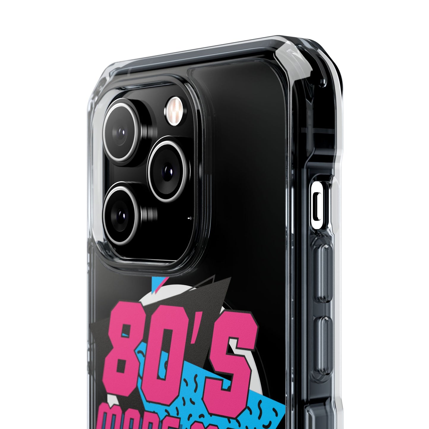 80's Nostalgia Magnetic Clear Phone Cases, Vintage Phone Covers, Retro Mobile Accessories, Gift for 80's Lovers, Trendy Tech Cases