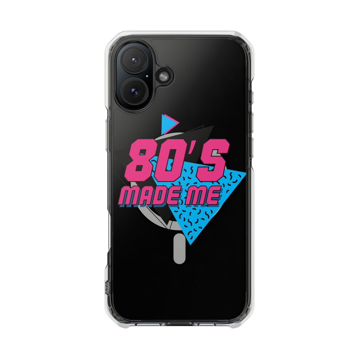 80's Nostalgia Magnetic Clear Phone Cases, Vintage Phone Covers, Retro Mobile Accessories, Gift for 80's Lovers, Trendy Tech Cases
