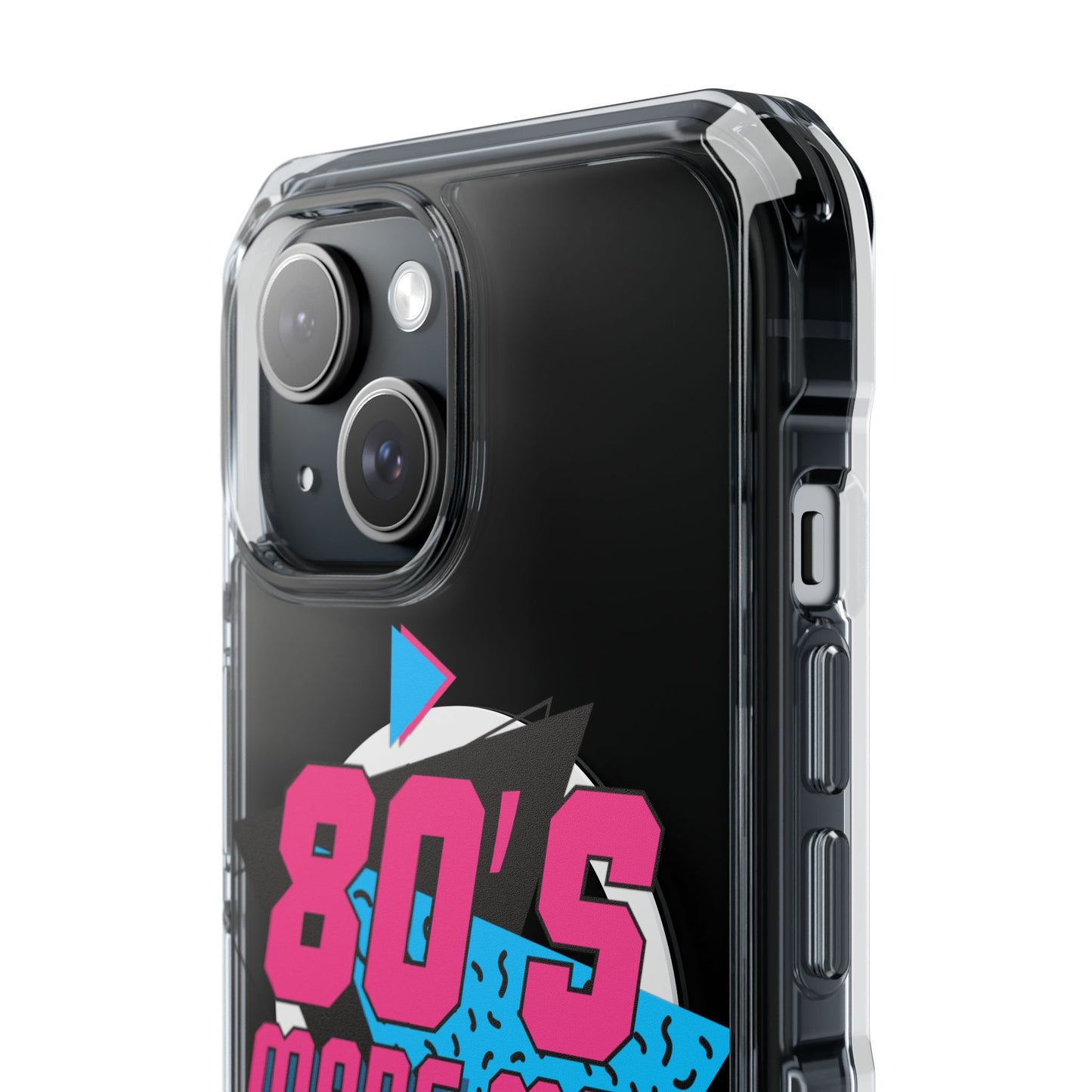 80's Nostalgia Magnetic Clear Phone Cases, Vintage Phone Covers, Retro Mobile Accessories, Gift for 80's Lovers, Trendy Tech Cases
