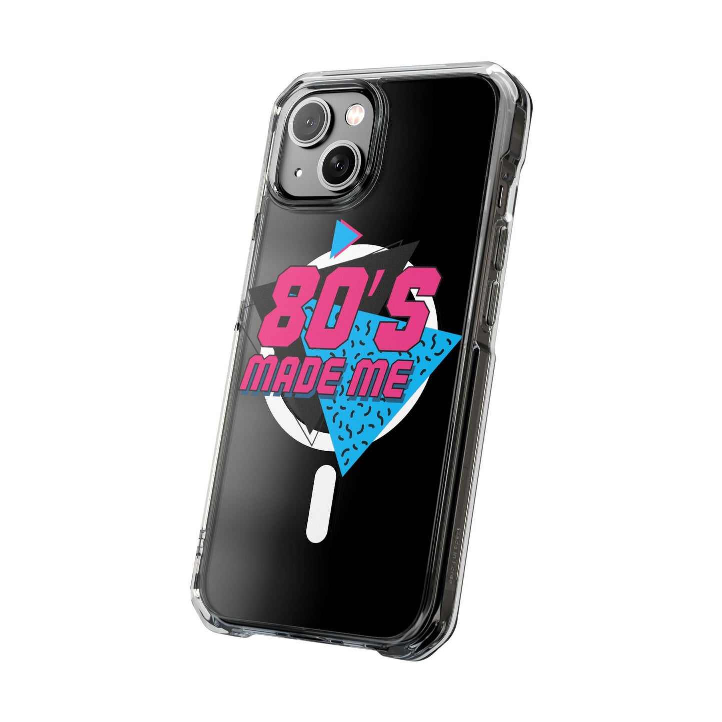 80's Nostalgia Magnetic Clear Phone Cases, Vintage Phone Covers, Retro Mobile Accessories, Gift for 80's Lovers, Trendy Tech Cases