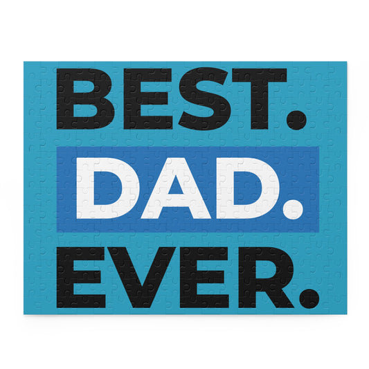 Best Dad Ever Puzzle - 120/252/500-Piece Jigsaw for Father’s Day, Birthday Gifts, Family Fun, Relaxation, Thoughtful Present