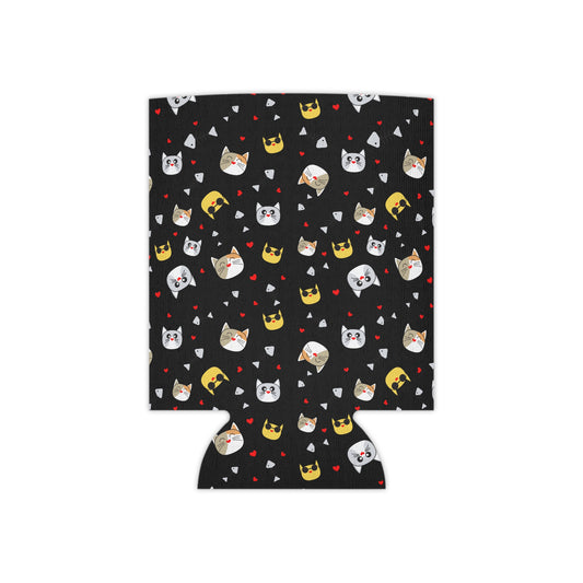 Playful Cat Can Cooler - Adorable Drink Sleeve for Pet Lovers, Party Favor, Wedding Accessory, Holiday Gift, Picnic Essential