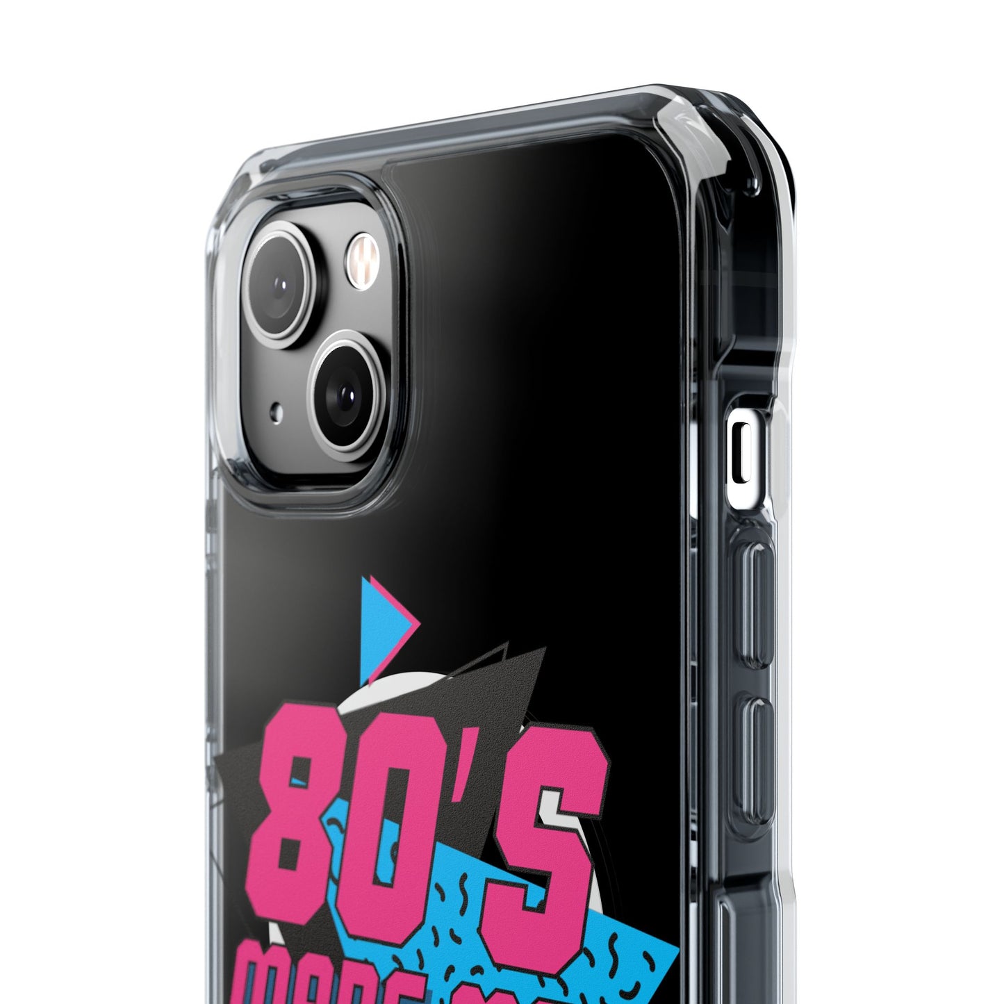 80's Nostalgia Magnetic Clear Phone Cases, Vintage Phone Covers, Retro Mobile Accessories, Gift for 80's Lovers, Trendy Tech Cases