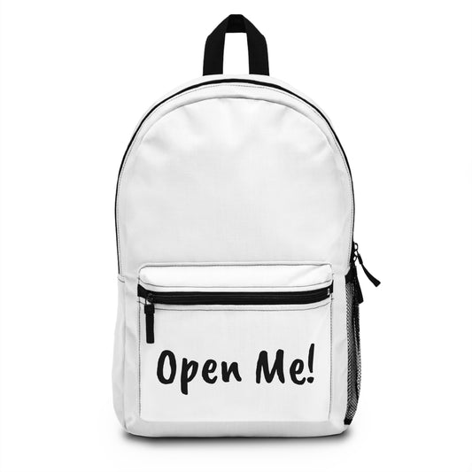 Personalized Open Me! Backpack, Custom Student Bag, Gift for Kids, School Backpack, Stylish Travel Bag