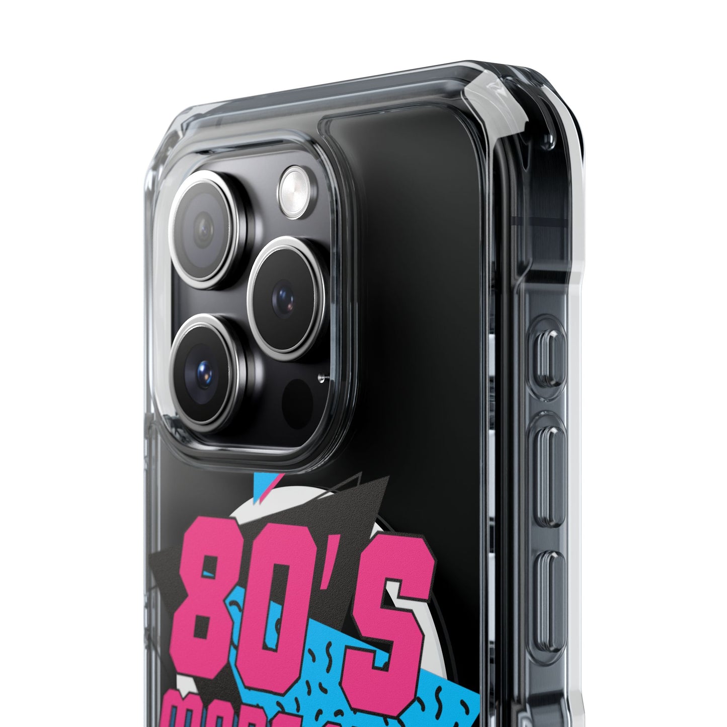 80's Nostalgia Magnetic Clear Phone Cases, Vintage Phone Covers, Retro Mobile Accessories, Gift for 80's Lovers, Trendy Tech Cases