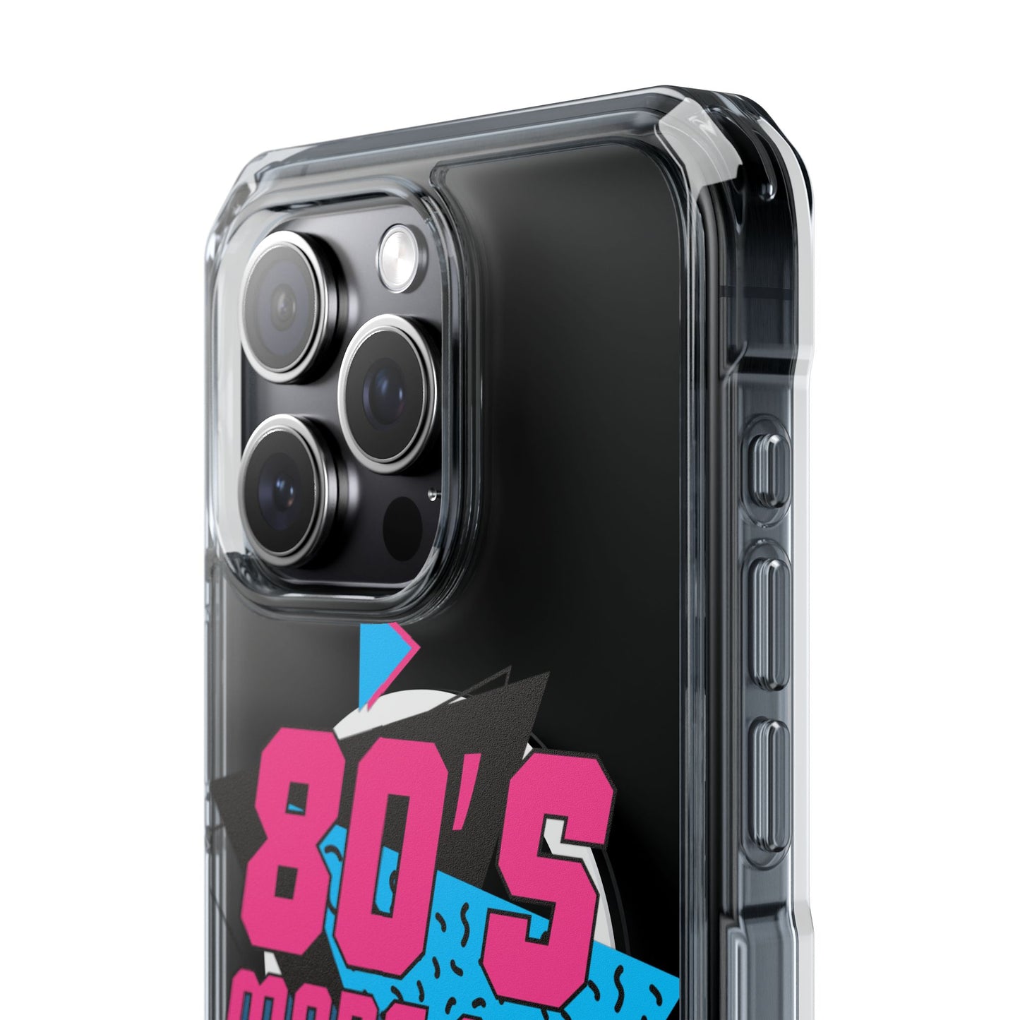 80's Nostalgia Magnetic Clear Phone Cases, Vintage Phone Covers, Retro Mobile Accessories, Gift for 80's Lovers, Trendy Tech Cases