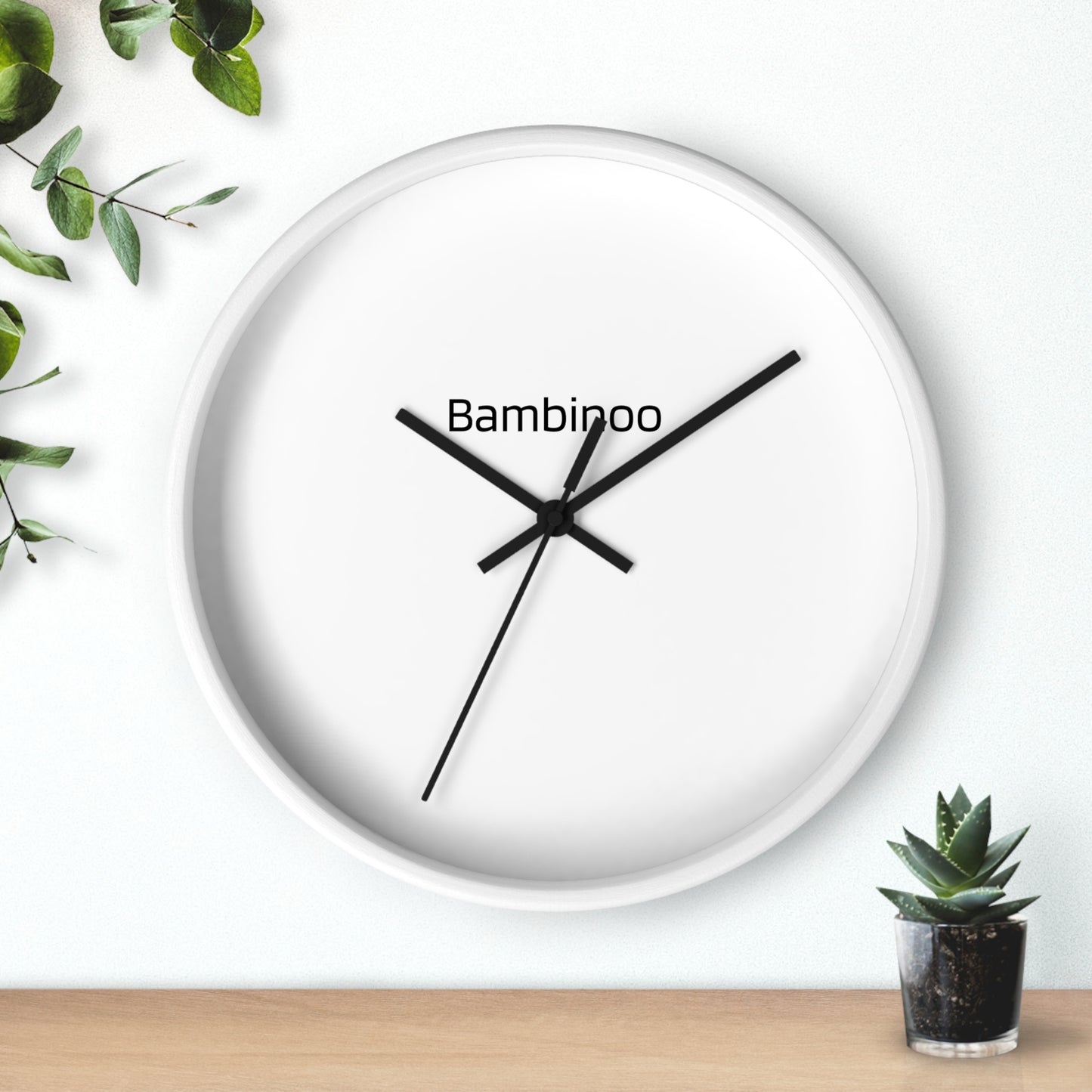 Minimalist Wall Clock - Modern Home Decor, Gift for New Home, Office Wall Art, Timepiece, Unique Design