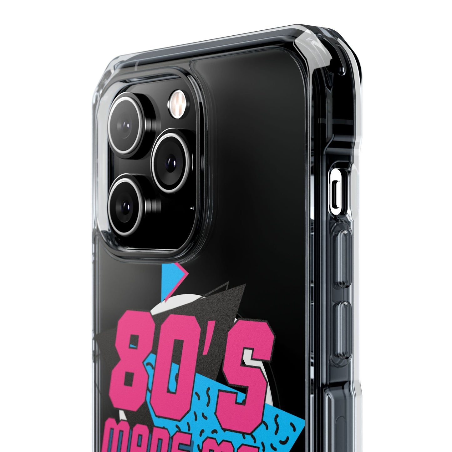 80's Nostalgia Magnetic Clear Phone Cases, Vintage Phone Covers, Retro Mobile Accessories, Gift for 80's Lovers, Trendy Tech Cases